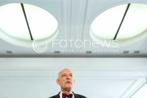  27.06.2018 WARSZAWA SEJM<br />POSIEDZENIE SEJMU<br />N/Z JANUSZ KORWIN MIKKE<br /> 