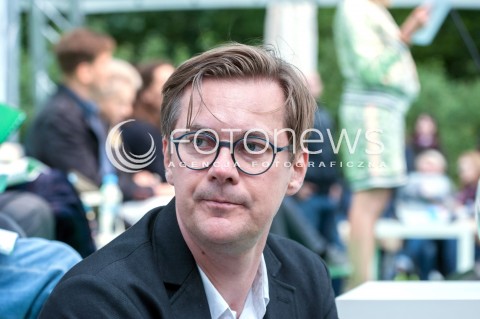  30.06.2018 WARSZAWA<br />IMIENINY JANA KOCHANOWSKIEGO W WARSZAWSKIM OGRODZIE KRASINSKICH <br />N/Z GRZEGORZ MARKOWSKI<br /> 