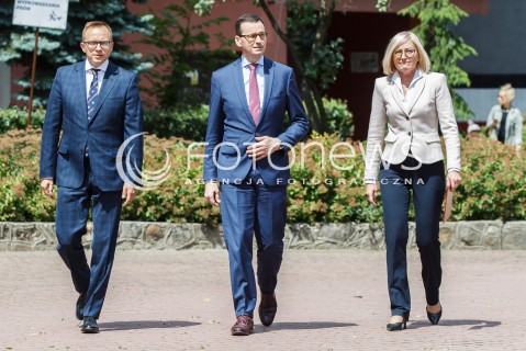  30.06.2018 RZESZOW<br />KONFERENCJA PRASOWA PREMIERA MATEUSZA MORAWIECKIEGO DOTYCZACA LIKWIDACJI UZYTKOWANIA WIECZYSTEGO <br />N/Z ARTUR SOBON PREMIER MATEUSZ MORAWIECKI JOANNA KOPCINSKA<br /> 