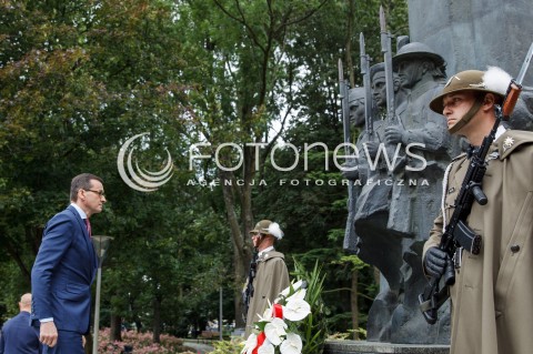  30.06.2018 RZESZOW<br />ZLOZENIE KWIATOW PRZEZ PREMIERA MATEUSZA MORAWIECKIEGO POD POMNIKIEM GENERALA WLADYSLAWA SIKORSKIEGO<br />N/Z PREMIER MATEUSZ MORAWIECKI <br /> 
