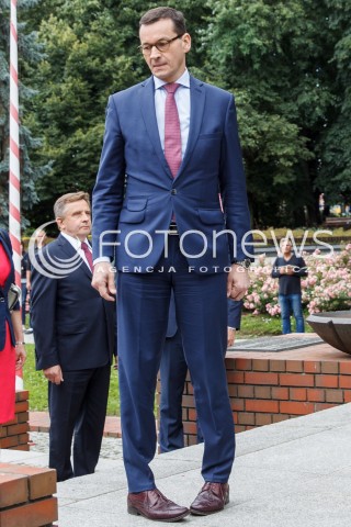  30.06.2018 RZESZOW<br />ZLOZENIE KWIATOW PRZEZ PREMIERA MATEUSZA MORAWIECKIEGO POD POMNIKIEM GENERALA WLADYSLAWA SIKORSKIEGO<br />N/Z PREMIER MATEUSZ MORAWIECKI <br /> 