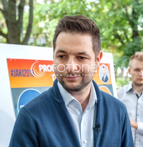  01.07.2018 WARSZAWA<br />WARSZAWA DLA ZWIERZAT KONFERENCJA PATRYKA JAKIEGO W ZWIAZKU ZE SWIATOWYM DNIEM PSA<br />N/Z PATRYK JAKI<br /> 