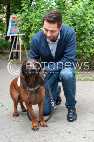  01.07.2018 WARSZAWA<br />WARSZAWA DLA ZWIERZAT KONFERENCJA PATRYKA JAKIEGO W ZWIAZKU ZE SWIATOWYM DNIEM PSA<br />N/Z PATRYK JAKI<br /> 