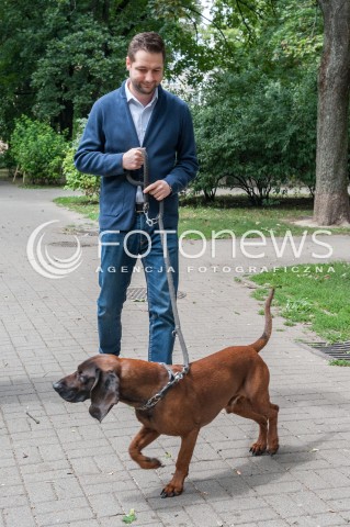  01.07.2018 WARSZAWA<br />WARSZAWA DLA ZWIERZAT KONFERENCJA PATRYKA JAKIEGO W ZWIAZKU ZE SWIATOWYM DNIEM PSA<br />N/Z PATRYK JAKI<br /> 