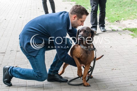  01.07.2018 WARSZAWA<br />WARSZAWA DLA ZWIERZAT KONFERENCJA PATRYKA JAKIEGO W ZWIAZKU ZE SWIATOWYM DNIEM PSA<br />N/Z PATRYK JAKI<br /> 