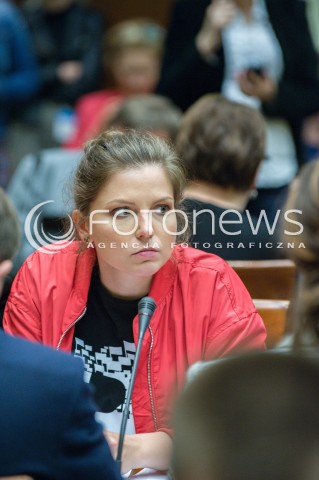  02.07.2018 WARSZAWA SEJM <br />POSIEDZENIE KOMISJI POLITYKI SPOLECZNEJ<br />PRACE NAD ZAOSTRZENIEM PRAWA ABORCYJNEGO <br />N/Z MONIKA ROSA<br /> 