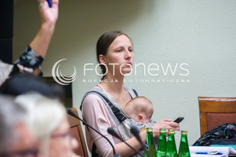  02.07.2018 WARSZAWA SEJM <br />POSIEDZENIE KOMISJI POLITYKI SPOLECZNEJ<br />PRACE NAD ZAOSTRZENIEM PRAWA ABORCYJNEGO <br />N/Z MONIKA AUCH SZKODA <br /> 