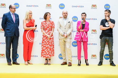  02.07.2018 GDANSK<br />SPOTKANIE PRASOWE Z AKTORAMI SERIALU DIAGNOZA TVN<br />N/Z PAWEL ADAMOWICZ DOROTA KOSMICKA MAJA OSTASZEWSKA ADAM WORONOWICZ DANUTA STENKA MACIEJ ZAKOSCIELNY<br /> 