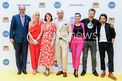  02.07.2018 GDANSK<br />SPOTKANIE PRASOWE Z AKTORAMI SERIALU DIAGNOZA TVN<br />N/Z PAWEL ADAMOWICZ DOROTA KOSMICKA MAJA OSTASZEWSKA ADAM WORONOWICZ DANUTA STENKA MACIEJ ZAKOSCIELNY<br /> 