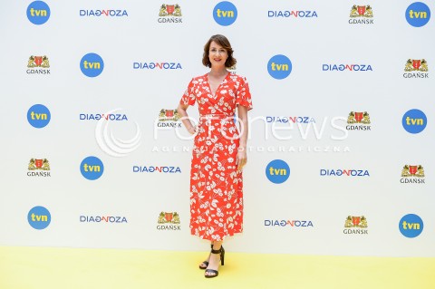  02.07.2018 GDANSK<br />SPOTKANIE PRASOWE Z AKTORAMI SERIALU DIAGNOZA TVN<br />N/Z MAJA OSTASZEWSKA SYLWETKA<br /> 