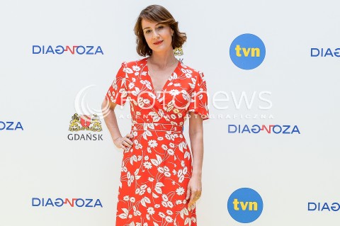  02.07.2018 GDANSK<br />SPOTKANIE PRASOWE Z AKTORAMI SERIALU DIAGNOZA TVN<br />N/Z MAJA OSTASZEWSKA PORTRET<br /> 