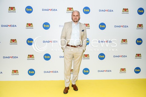  02.07.2018 GDANSK<br />SPOTKANIE PRASOWE Z AKTORAMI SERIALU DIAGNOZA TVN<br />N/Z ADAM WORONOWICZ SYLWETKA<br /> 