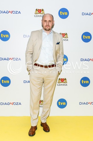  02.07.2018 GDANSK<br />SPOTKANIE PRASOWE Z AKTORAMI SERIALU DIAGNOZA TVN<br />N/Z ADAM WORONOWICZ SYLWETKA<br /> 
