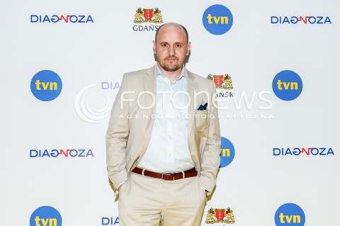 02.07.2018 GDANSK<br />SPOTKANIE PRASOWE Z AKTORAMI SERIALU DIAGNOZA TVN<br />N/Z ADAM WORONOWICZ PORTRET<br /> 
