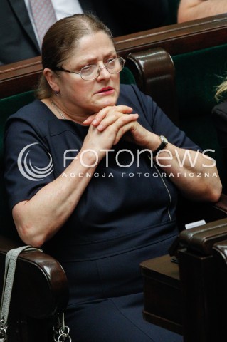  03.07.2018 WARSZAWA SEJM <br />POSIEDZENIE SEJMU <br />N/Z KRYSTYNA PAWLOWICZ <br /> 