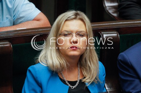  03.07.2018 WARSZAWA SEJM <br />POSIEDZENIE SEJMU <br />N/Z MALGORZATA WASSERMANN <br /> 
