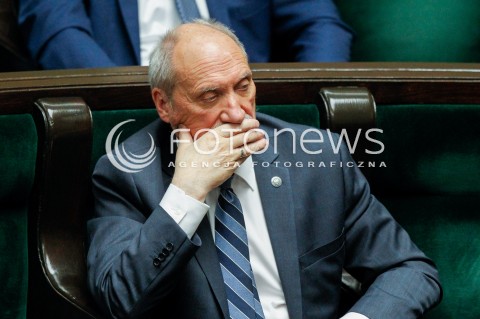  03.07.2018 WARSZAWA SEJM <br />POSIEDZENIE SEJMU <br />N/Z ANTONI MACIEREWICZ <br /> 