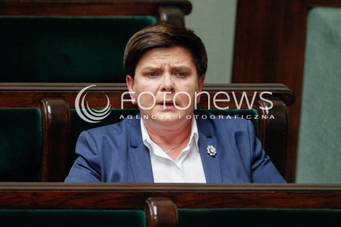  03.07.2018 WARSZAWA SEJM <br />POSIEDZENIE SEJMU <br />N/Z BEATA SZYDLO<br /> 