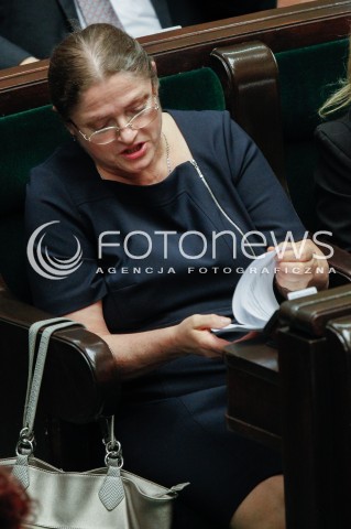  03.07.2018 WARSZAWA SEJM <br />POSIEDZENIE SEJMU <br />N/Z KRYSTYNA PAWLOWICZ<br /> 