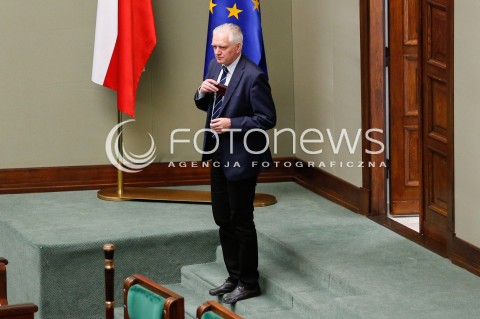 03.07.2018 WARSZAWA SEJM <br />POSIEDZENIE SEJMU <br />N/Z JAROSLAW GOWIN<br /> 