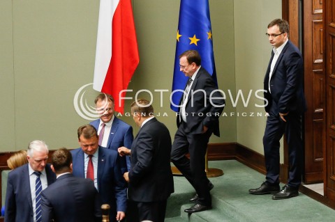  03.07.2018 WARSZAWA SEJM <br />POSIEDZENIE SEJMU <br />N/Z MARIUSZ KAMINSKI JAROSLAW SELLIN ZBIGNIEW ZIOBRO<br /> 