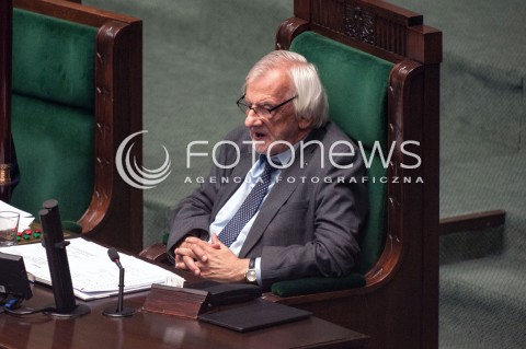  03.07.2018 WARSZAWA SEJM<br />POSIEDZENIE SEJMU<br />N/Z RYSZARD TERLECKI<br /> 