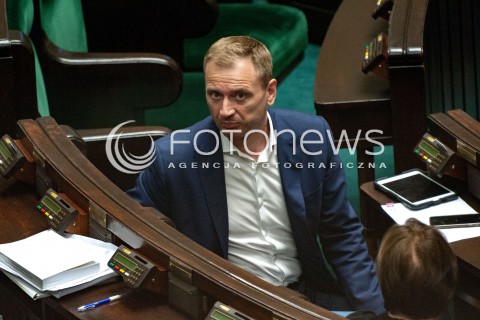  03.07.2018 WARSZAWA SEJM<br />POSIEDZENIE SEJMU<br />N/Z SLAWOMIR NITRAS<br /> 