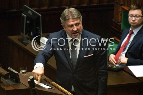  03.07.2018 WARSZAWA SEJM<br />POSIEDZENIE SEJMU<br />N/Z BOGDAN RZONCA<br /> 