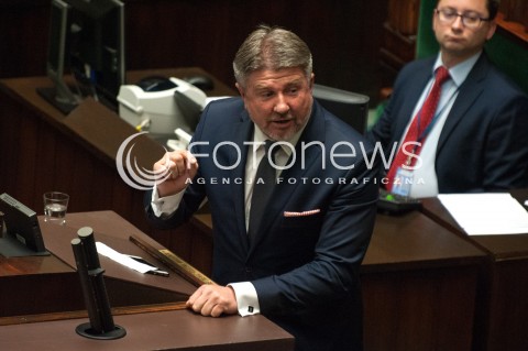  03.07.2018 WARSZAWA SEJM<br />POSIEDZENIE SEJMU<br />N/Z BOGDAN RZONCA<br /> 