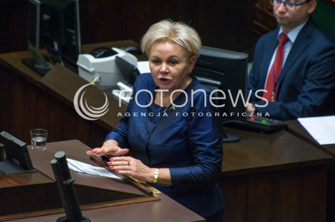  03.07.2018 WARSZAWA SEJM<br />POSIEDZENIE SEJMU<br />N/Z KRYSTYNA SKOWRONSKA<br /> 