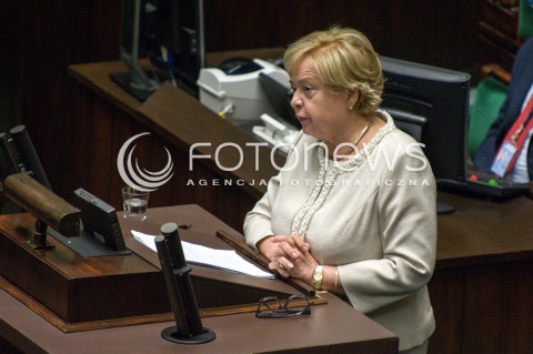  03.07.2018 WARSZAWA SEJM<br />POSIEDZENIE SEJMU<br />N/Z MALGORZATA GERSDORF<br /> 