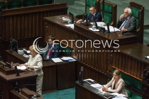  03.07.2018 WARSZAWA SEJM<br />POSIEDZENIE SEJMU<br />N/Z MALGORZATA GERSTDORF RYSZARD TERLECKI<br /> 
