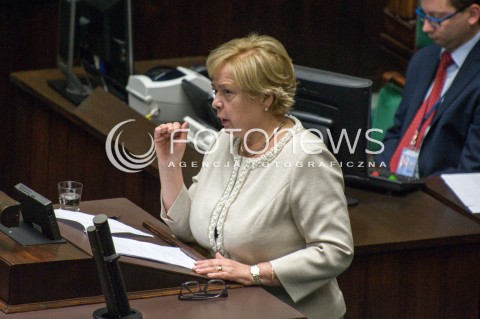  03.07.2018 WARSZAWA SEJM<br />POSIEDZENIE SEJMU<br />N/Z MALGORZATA GERSDORF<br /> 