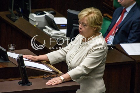  03.07.2018 WARSZAWA SEJM<br />POSIEDZENIE SEJMU<br />N/Z MALGORZATA GERSDORF<br /> 