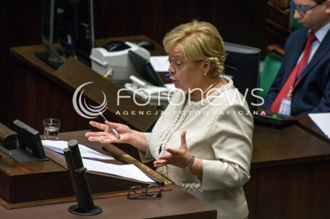  03.07.2018 WARSZAWA SEJM<br />POSIEDZENIE SEJMU<br />N/Z MALGORZATA GERSDORF<br /> 