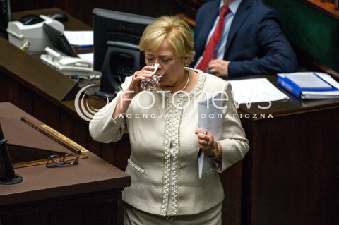  03.07.2018 WARSZAWA SEJM<br />POSIEDZENIE SEJMU<br />N/Z MALGORZATA GERSDORF<br /> 