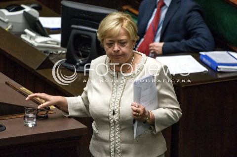  03.07.2018 WARSZAWA SEJM<br />POSIEDZENIE SEJMU<br />N/Z MALGORZATA GERSDORF<br /> 