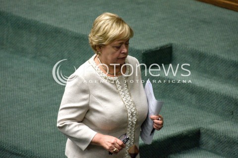  03.07.2018 WARSZAWA SEJM<br />POSIEDZENIE SEJMU<br />N/Z MALGORZATA GERSDORF<br /> 