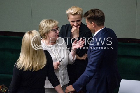  03.07.2018 WARSZAWA SEJM<br />POSIEDZENIE SEJMU<br />N/Z MALGORZATA GERSDORF JOANNA SCHEURING WIELGUS RYSZARD PETRU<br /> 