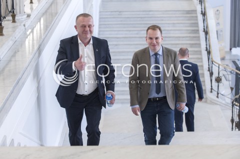  05.07.2018 WARSZAWA SEJM<br />POSIEDZENIE SEJMU<br />N/Z ADAM ANDRUSZKIEWICZ JAROSLAW PORWICH <br /> 