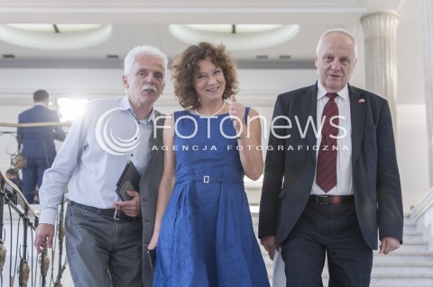  05.07.2018 WARSZAWA SEJM<br />POSIEDZENIE SEJMU<br />N/Z ELZBIETA BINCZYCKA STEFAN NIESIOLOWSKI STANISLAW HUSKOWSKI<br /> 