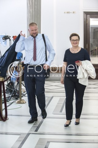  05.07.2018 WARSZAWA SEJM<br />POSIEDZENIE SEJMU<br />N/Z KATARZYNA LUBNAUER WITOLD ZEMBACZYNSKI<br /> 