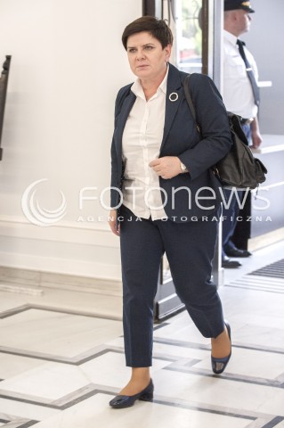  05.07.2018 WARSZAWA SEJM<br />POSIEDZENIE SEJMU<br />N/Z BEATA SZYDLO<br /> 