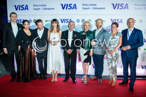  05.07.2018<br />GALA WRECZENIA DIAMENTOWEGO KLAPSA FILMOWEGO W SOPOCIE<br />N/Z ADRIAN KUROWSKI PATRYCJA PATRICIA KAZADI AGNIESZKA DYGANT JERZY BONCZAK KATARZYNA FIGURA BORYS SZYC<br /> 
