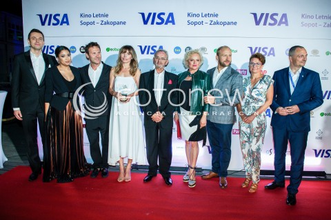 05.07.2018<br />GALA WRECZENIA DIAMENTOWEGO KLAPSA FILMOWEGO W SOPOCIE<br />N/Z ADRIAN KUROWSKI PATRYCJA PATRICIA KAZADI AGNIESZKA DYGANT JERZY BONCZAK KATARZYNA FIGURA BORYS SZYC<br /> 