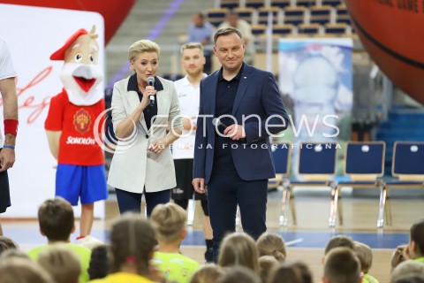 09.07.2018 LODZ <br />
MARCIN GORTAT CAMP 2018<br />
TRENINGI DLA DZIECI<br />
N/Z PREZYDENT RP ANDRZEJ DUDA AGATA KORNHAUSER DUDA <br />
 