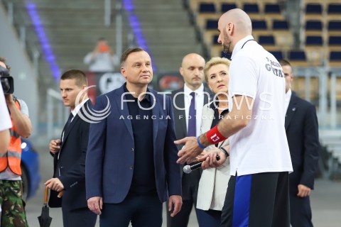  09.07.2018 LODZ <br />
MARCIN GORTAT CAMP 2018<br />
TRENINGI DLA DZIECI<br />
N/Z MARCIN GORTAT PREZYDENT RP ANDRZEJ DUDA AGATA KORNHAUSER DUDA<br />
 