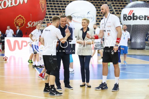  09.07.2018 LODZ <br />
MARCIN GORTAT CAMP 2018<br />
TRENINGI DLA DZIECI<br />
N/Z MARCIN GORTAT PREZYDENT RP ANDRZEJ DUDA AGATA KORNHAUSER DUDA<br />
 