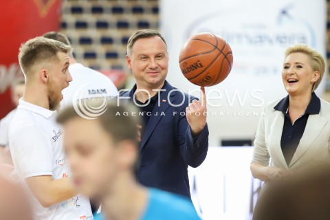  09.07.2018 LODZ <br />
MARCIN GORTAT CAMP 2018<br />
TRENINGI DLA DZIECI<br />
N/Z PREZYDENT RP ANDRZEJ DUDA AGATA KORNHAUSER DUDA KACPER LACHOWICZ<br />
 