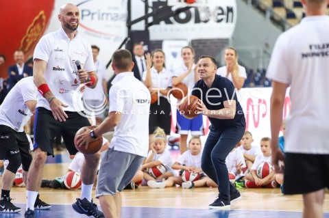  09.07.2018 LODZ <br /><br />MARCIN GORTAT CAMP 2018<br /><br />TRENINGI DLA DZIECI<br /><br />N/Z MARCIN GORTAT PREZYDENT RP ANDRZEJ DUDA<br /><br /> 
